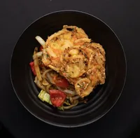 Y1. Vegetable Tempura Yaki Udon